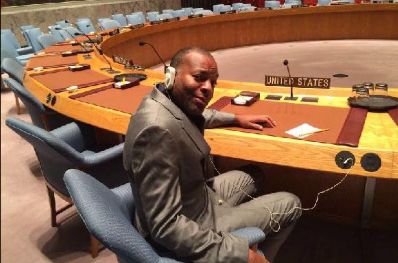 Jon Cropper at the United Nations